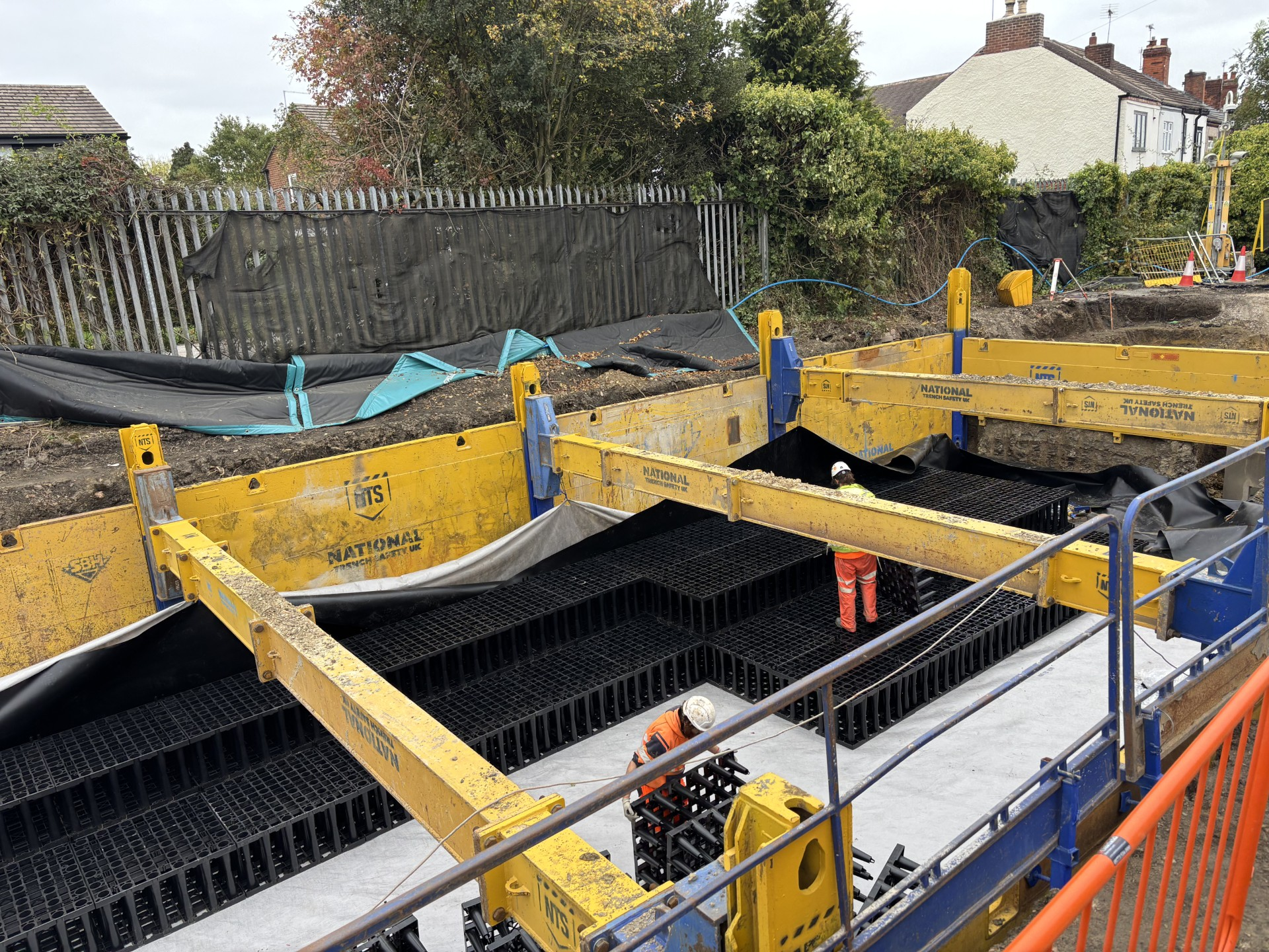 Construction site example